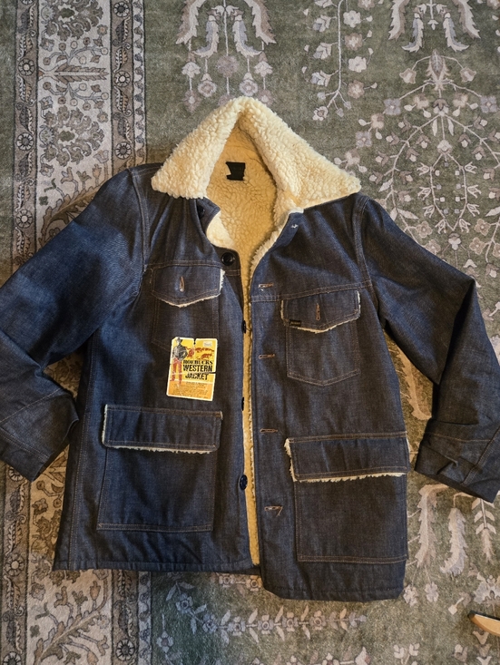 Sears Roebuck Other - Vintage Sears 40-r Sherpa Lined Denim Ranch Jacket